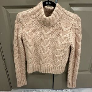 American Eagle Outfitters Women's Cowl Neck Sweater - Tan